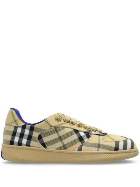 tartan pattern trainers by BURBERRY