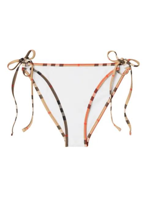 tie-fastening bikini bottoms by BURBERRY