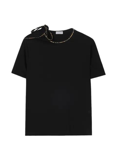 tie-sleeve cotton T-shirt by BURBERRY
