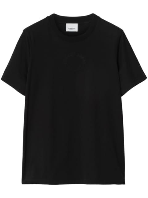 tonal embroidered-logo T-shirt by BURBERRY