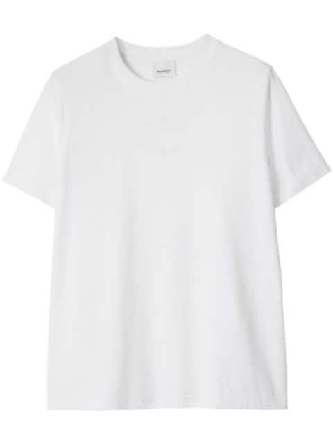 tonal embroidered-logo T-shirt by BURBERRY