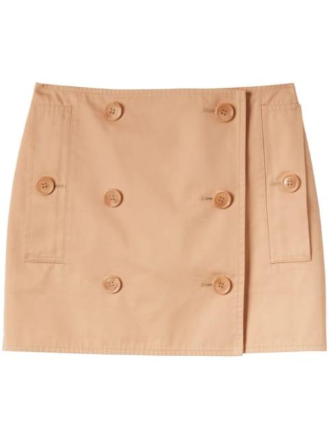 trench cotton mini skirt by BURBERRY