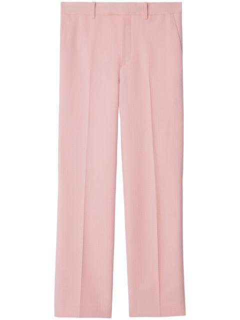 virgin wool tailored trousers by BURBERRY