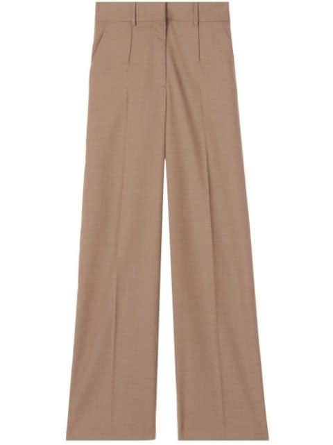 wide-leg wool trousers by BURBERRY