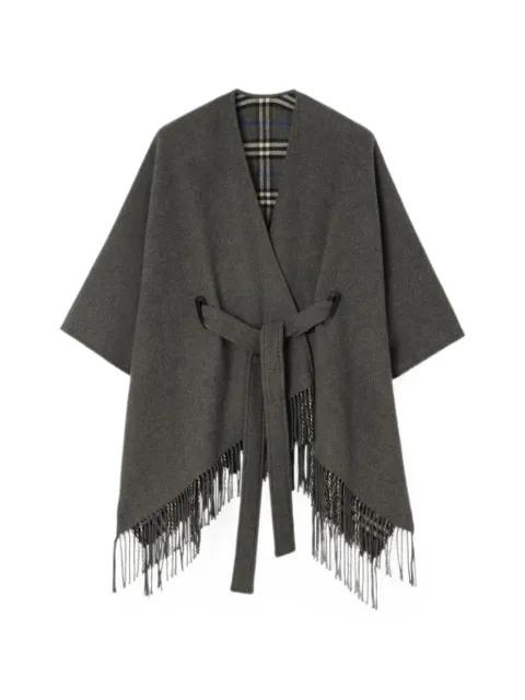 wool Tay cape by BURBERRY