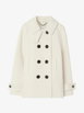 wool-blend pea coat by BURBERRY wool-blend pea coat by BURBERRY