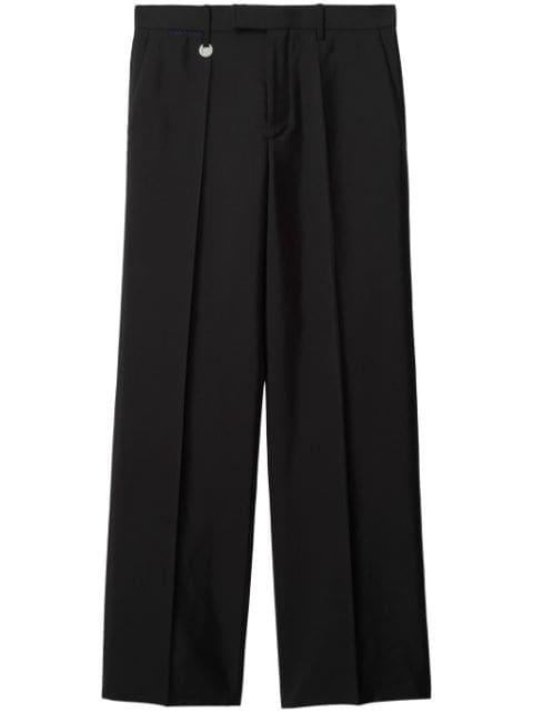 wool-blend tailored trousers by BURBERRY