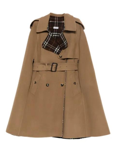 wool cape by BURBERRY