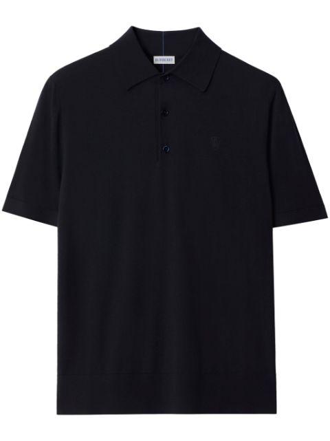 wool polo shirt by BURBERRY