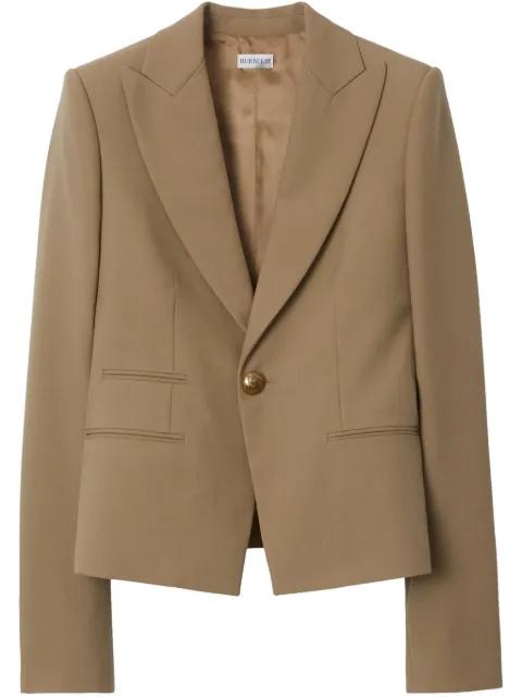 wool single-breasted blazer by BURBERRY