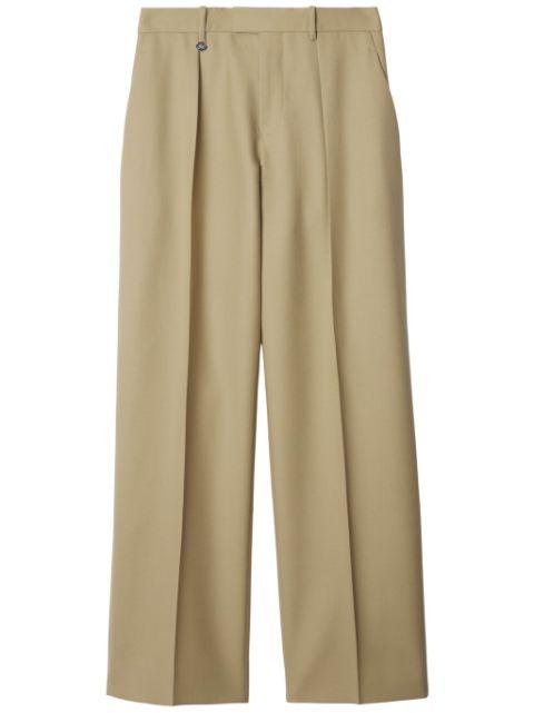 wool tailored trousers by BURBERRY