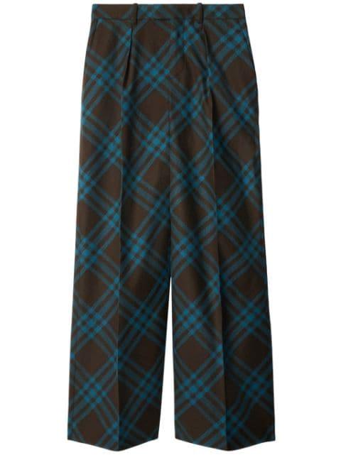 wool tailored trousers by BURBERRY