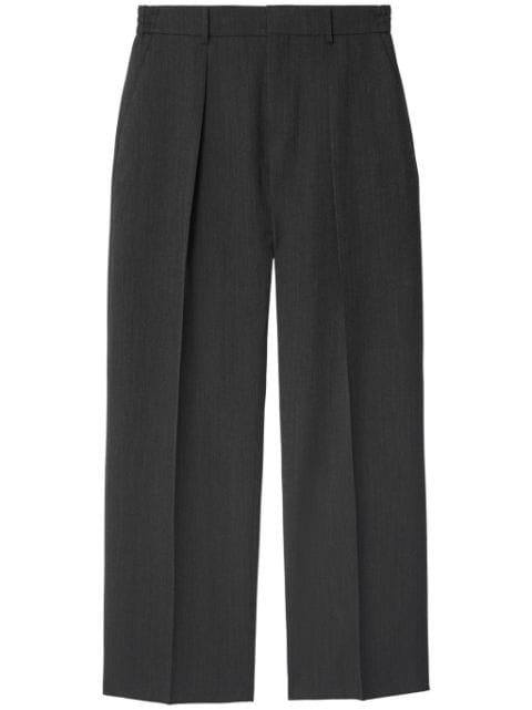 wool tailored trousers by BURBERRY
