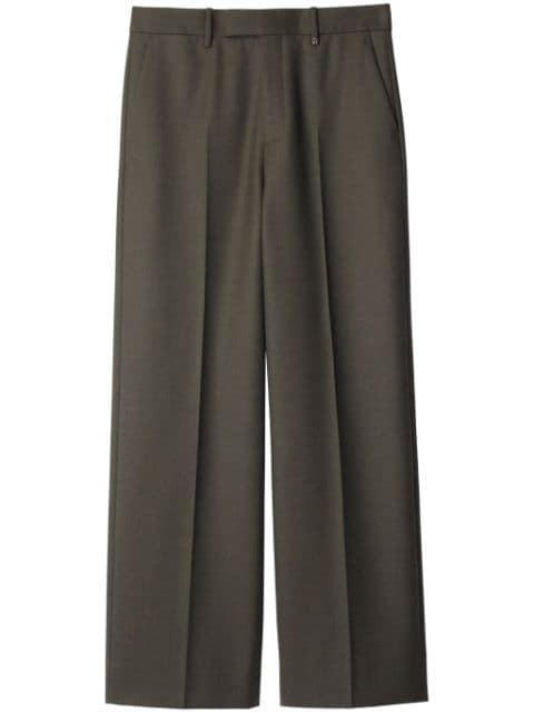 wool tailored trousers by BURBERRY