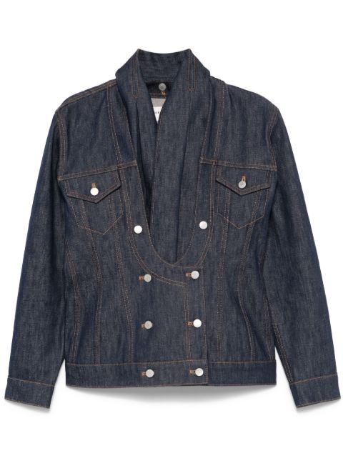 Open Heart denim jacket by BURC AKYOL