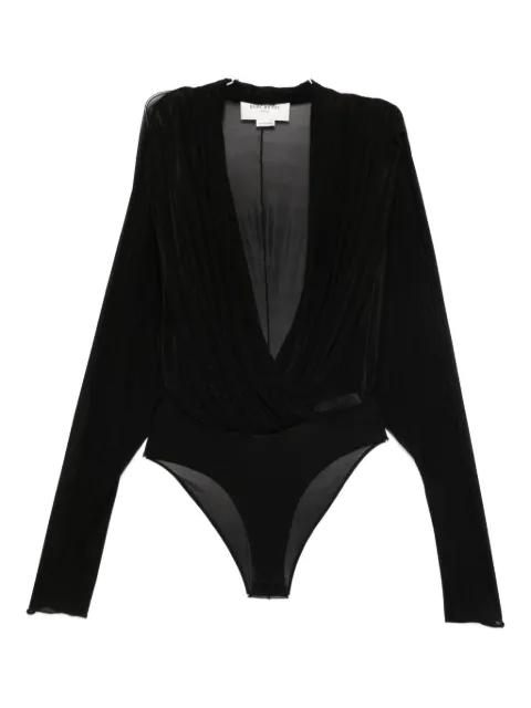draped jersey bodysuit by BURC AKYOL