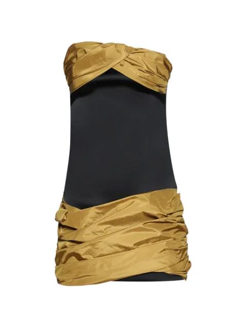 draped mini dress by BURC AKYOL