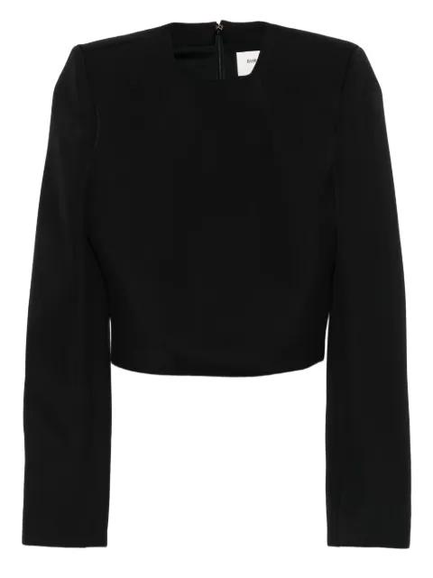 long-sleeve crew-neck blouse by BURC AKYOL