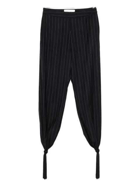 pinstripe tasselled trousers by BURC AKYOL