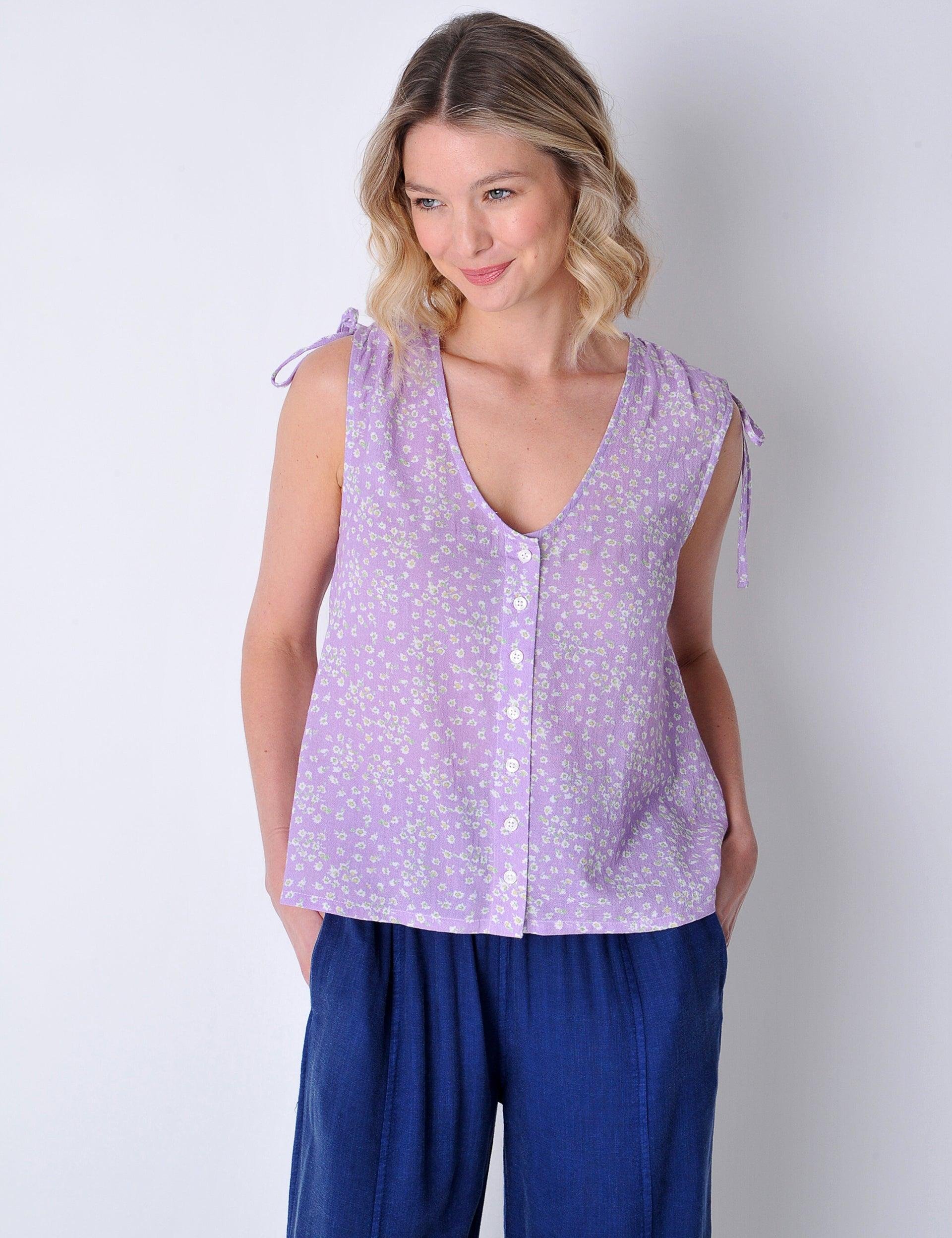 Cawsand Top in Lilac by BURGS