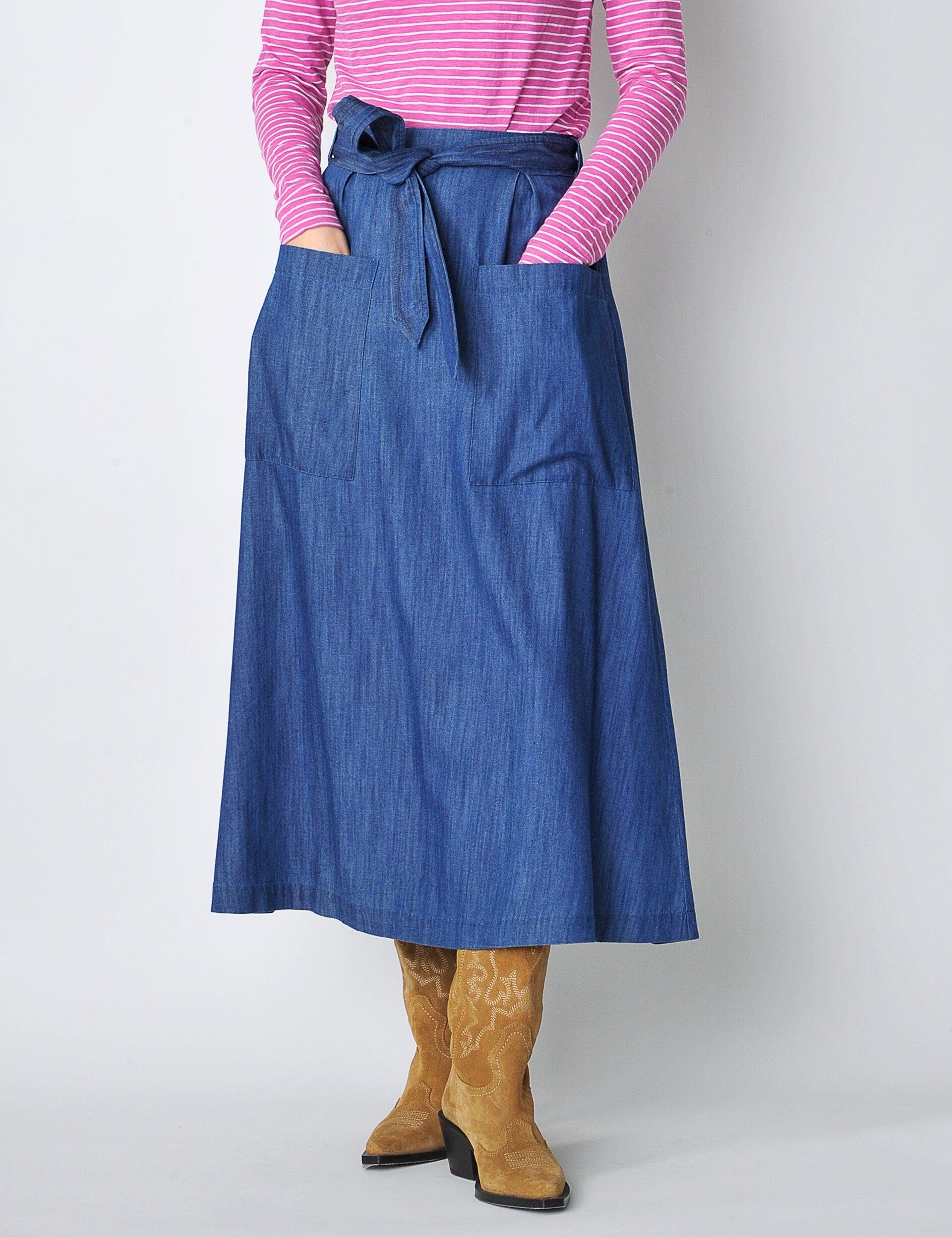 Valley Skirt Chambray by BURGS