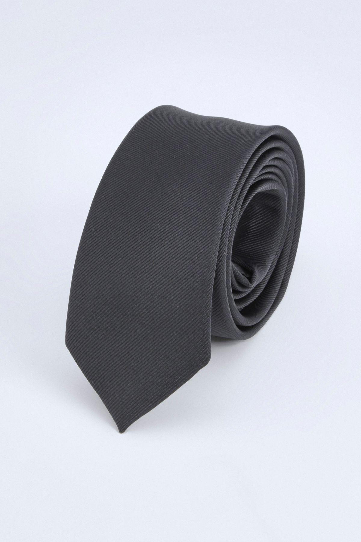 Black Slim Tie by BURTON