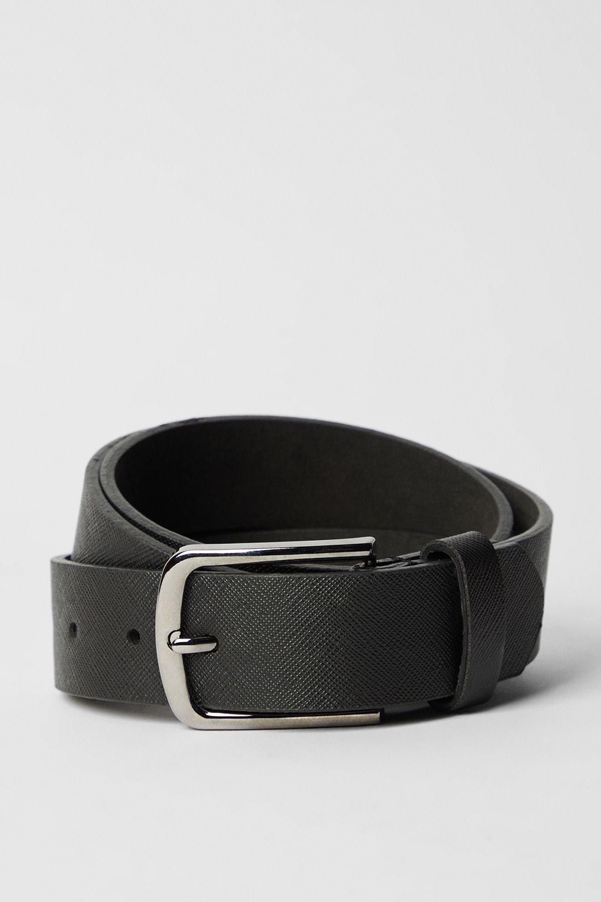 Black Textured Belt by BURTON