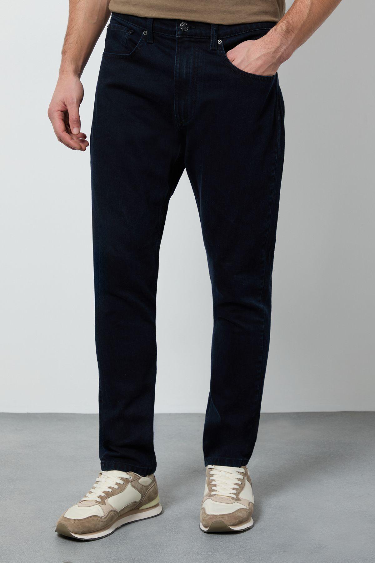 Blue Black Rinse Wash Stretch Slim Fit Jean by BURTON
