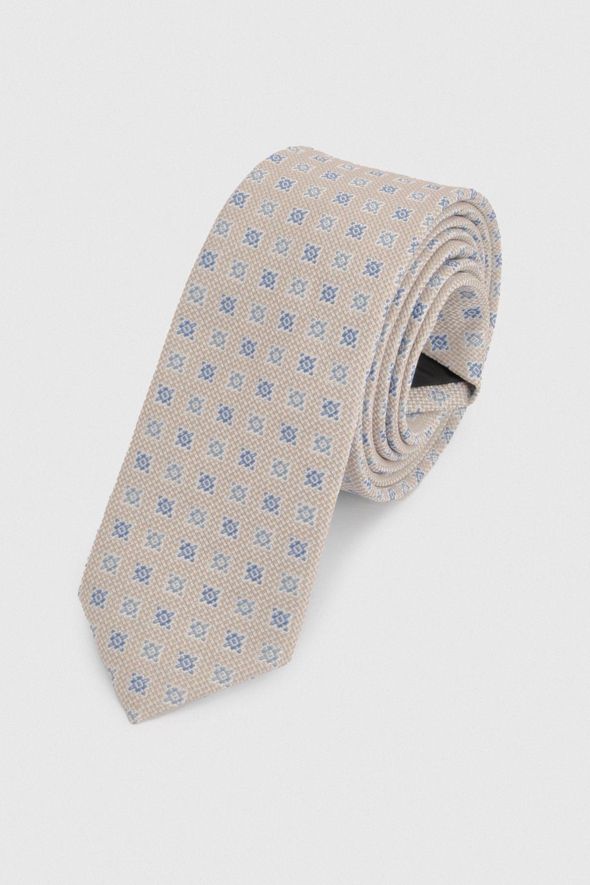 Champagne Textured Pattern Tie by BURTON