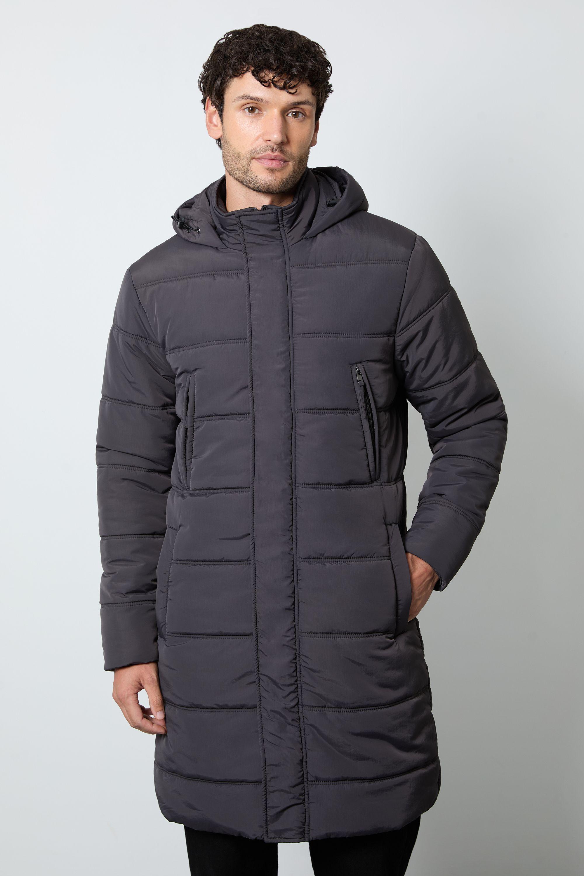 Charcoal Long Padded Coat by BURTON