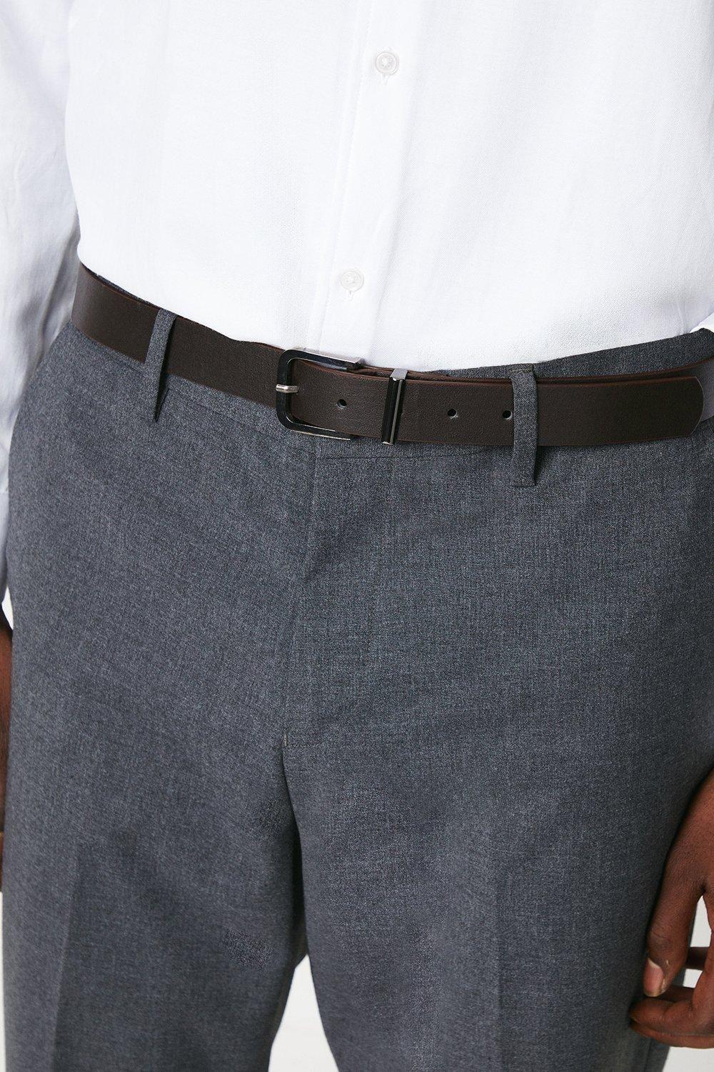 Dark Brown Smart Belt by BURTON
