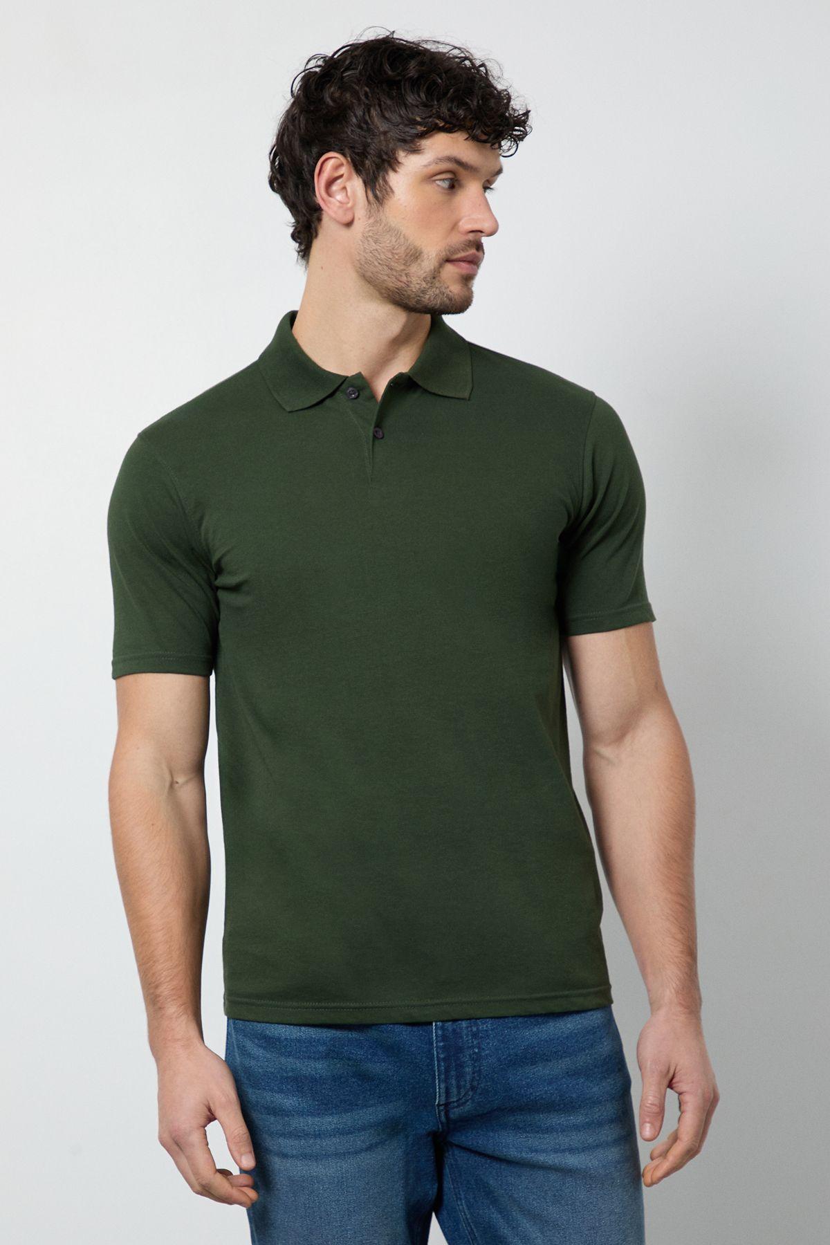 Dark Green Jersey Polo Shirt by BURTON