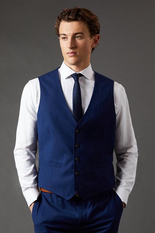 French Navy Essential Waistcoat by BURTON