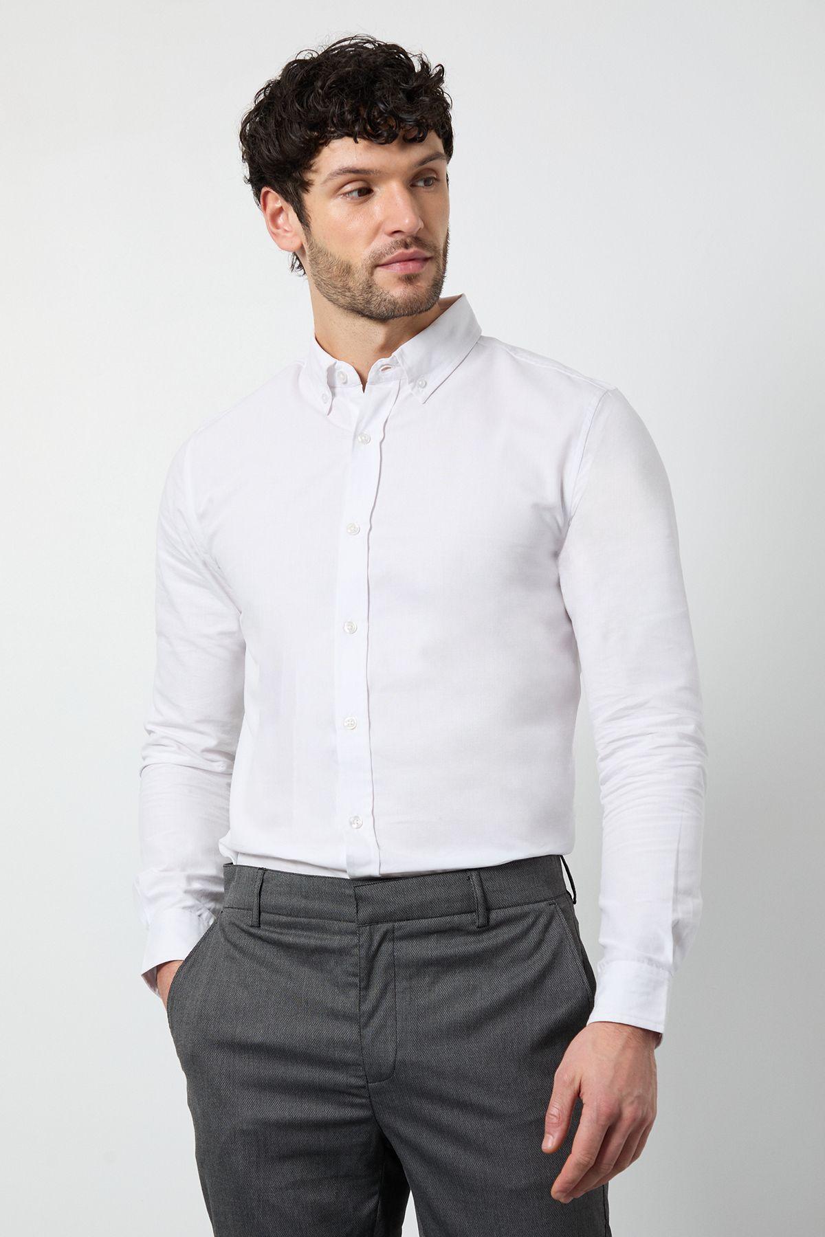 White Oxford Long Sleeve Shirt by BURTON