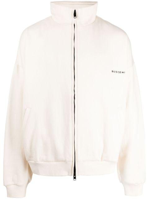 cotton fleece bomber jacket by BUSCEMI