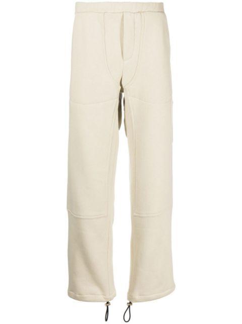 panelled cotton track pants by BUSCEMI