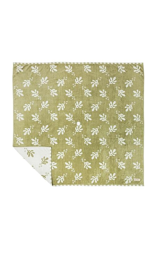 business & pleasure co. Beach Blanket in Beno?t Jade Green Jacquard in Sage by BUSINESS&PLEASURE CO.