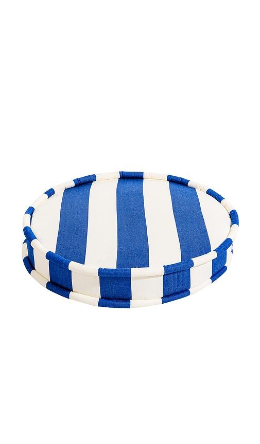 business & pleasure co. Circular Pillow in Royal by BUSINESS&PLEASURE CO.