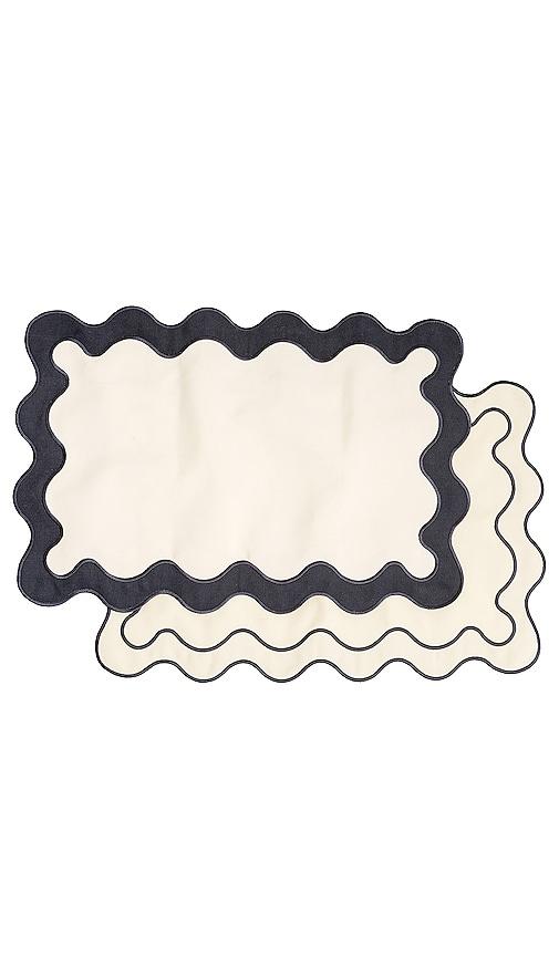 business & pleasure co. Placemat Set of 4 in Ivory by BUSINESS&PLEASURE CO.