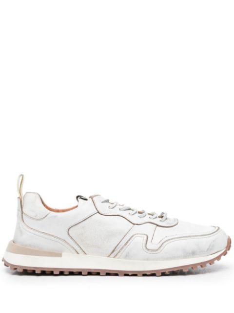 lace-up calf-leather sneakers by BUTTERO