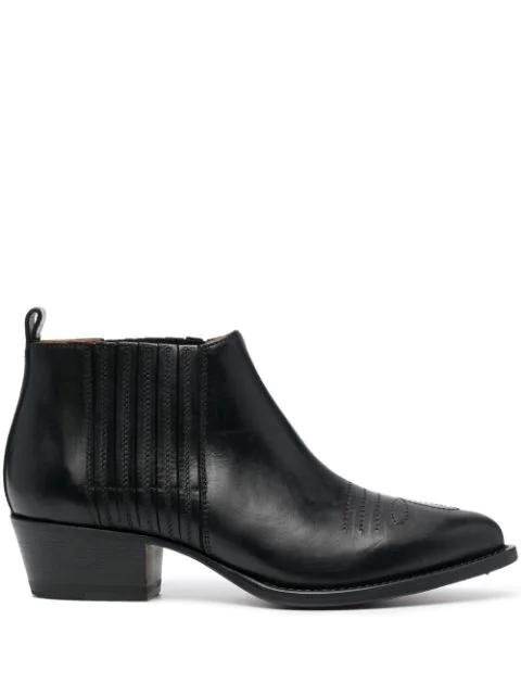 leather ankle boots by BUTTERO