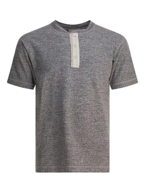 cotton Henley T-shirt by BUZZ RICKSONS