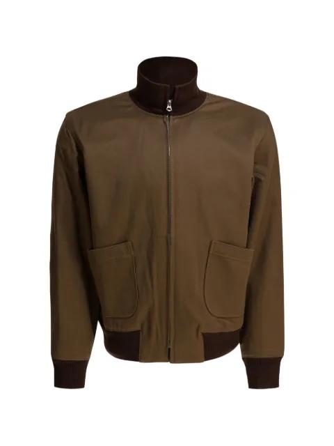 patch-pocket bomber jacket by BUZZ RICKSONS