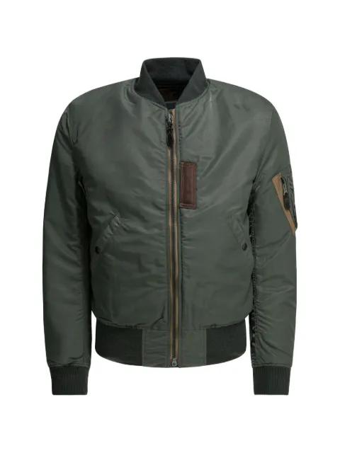 zip-fastening bomber jacket by BUZZ RICKSONS