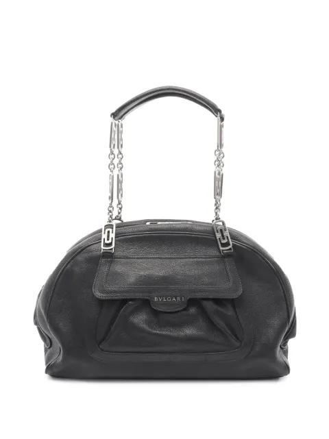 2010-2026 Leather Parentesi Bowling shoulder bag by BVLGARI 