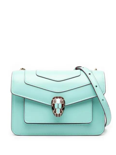 2021-2025 Leather Serpenti Forever crossbody bag by BVLGARI 