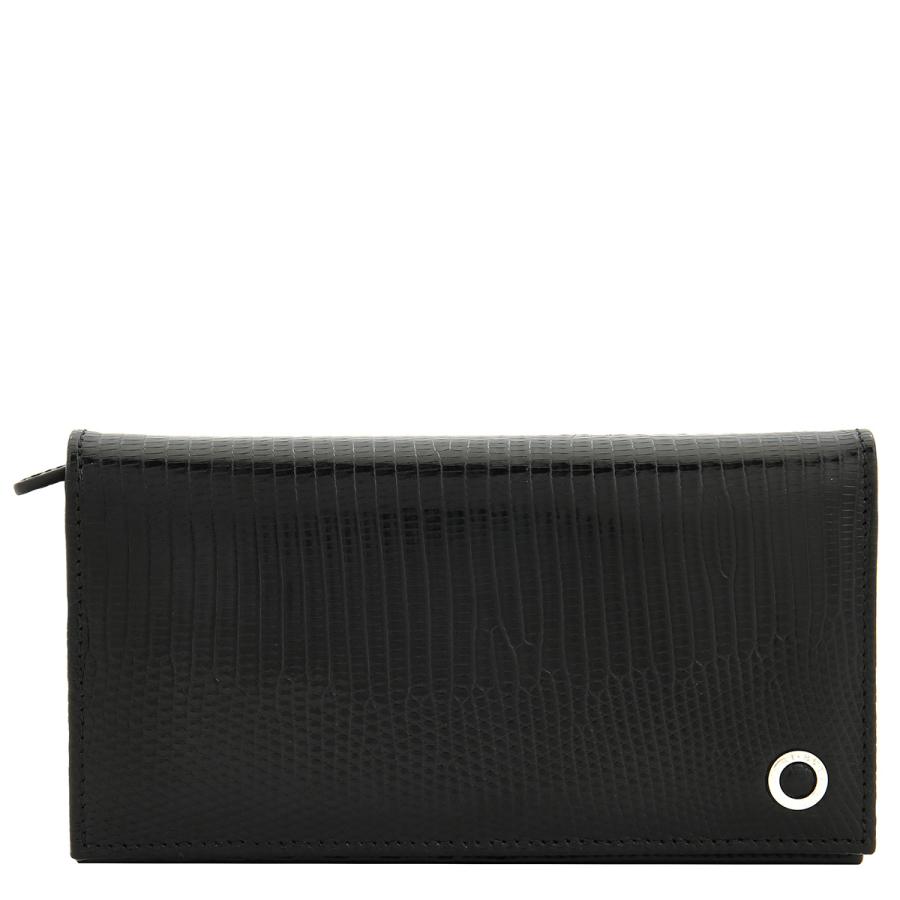 Bvlgari Black Bifold Leather Wallet by BVLGARI