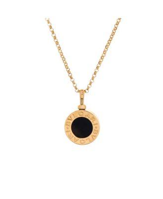 Bvlgari Bvlgari Pendant Necklace 18K Gold with Onyx by  BVLGARI
