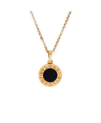 Bvlgari Bvlgari Pendant Necklace 18K Gold with Onyx by  BVLGARI