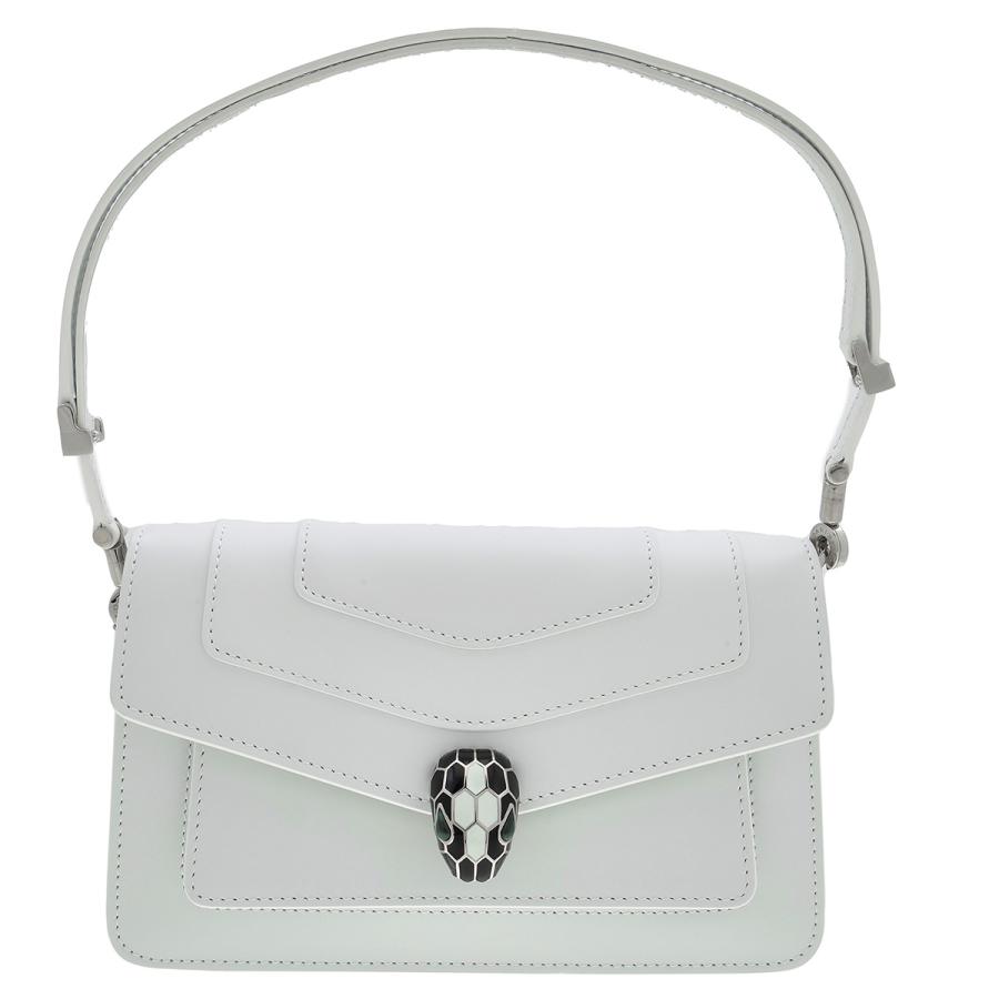 Bvlgari East-West Leather Serpenti Forever Shoulder Bag by BVLGARI